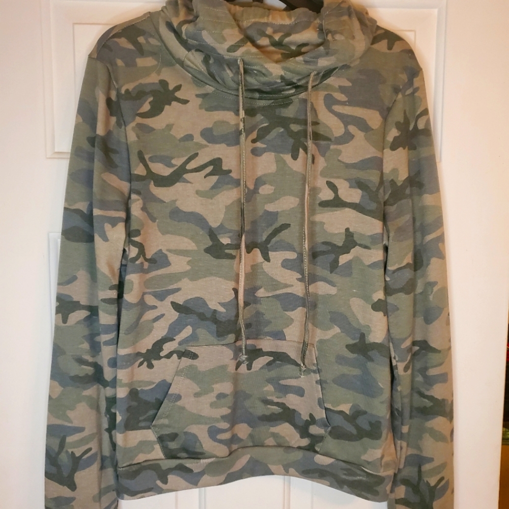 Large camo hoodie by True Craft.